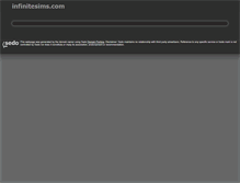 Tablet Screenshot of news.infinitesims.com